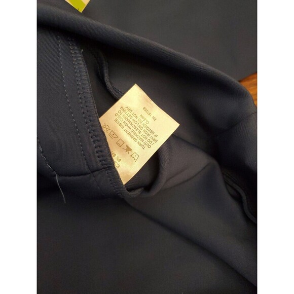 Nicole Miller Sport Hoodie Pressed Raised Print Dark Teal Scuba Pullover 3XL NWT - Picture 9 of 15